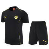 25-26 Dortmund Black Training Short Suit