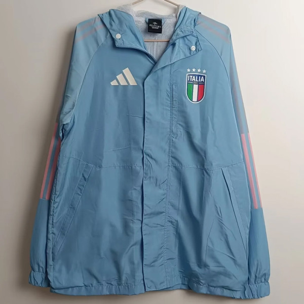 24-25 Italy Light blue Windbreaker