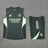 25-26 RMA Army green Tank top and shorts suit