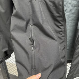 2024 VANS Velvet Thickened warm Black Outdoor Jackets #F7加绒冲锋衣
