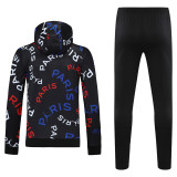 25-26 PSG Black Hoodie Tracksuit (卫衣套装)