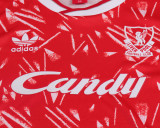 1989-1991 LIV Home Kids Retro Soccer Jersey
