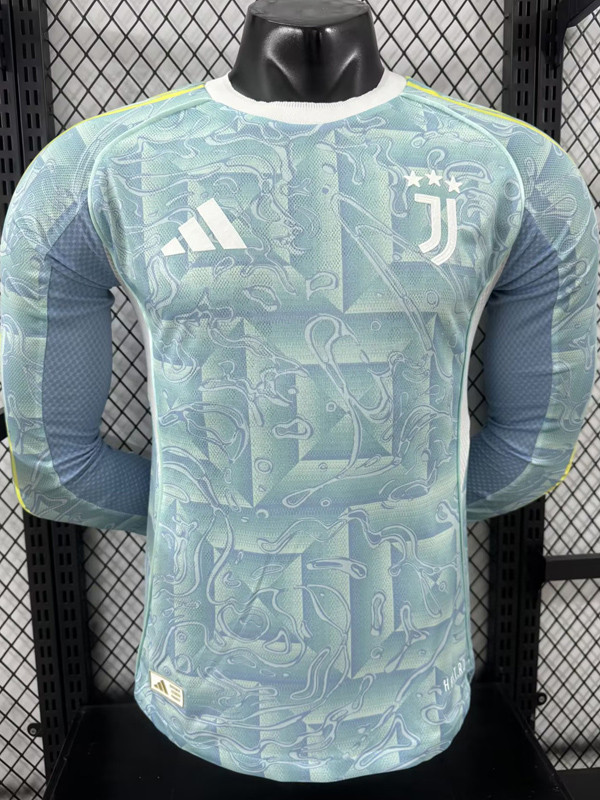 25-26 JUV Away Long Sleeve Player Version Soccer Jersey (长袖球员)