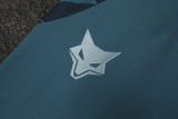 25-26 Cruzeiro Dark green Kids Half Pull Tracksuit (童装)(半拉链)