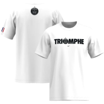 2025 PSG White High Quality Casual T-Shirt #圆领