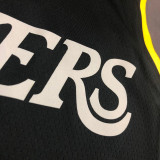 LAKERS Glory version JAMES #6 Black Top Quality Hot Pressing NBA Jersey