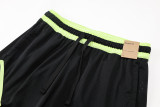 A2437 Jordan Green Black Casual Short Pants