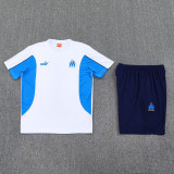 25-26 Marseille White Training Short Suit