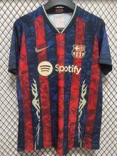 24-25 BAR Blue Red Limited Edition Fans Training Shirts