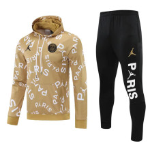 25-26 PSG Yellow Hoodie Tracksuit (卫衣套装)