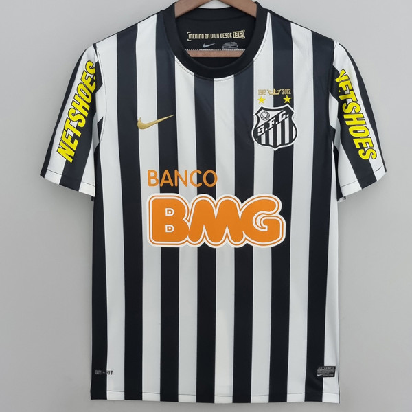 2012-2013 Santos FC Away Retro Soccer Jersey