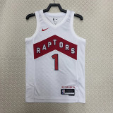 22-23 Raptors McGRADY #1 White Top Quality Hot Pressing NBA Jersey