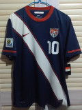 2010 USA Away Retro Soccer Jersey