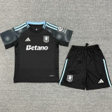 25-26 Aston Villa Away Kids Soccer Jersey