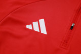 2025 AD Red Half Pull Tracksuit #06(半拉链)