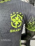 25-26 Brazil Black Green Special Edition Player Version Soccer Jersey
