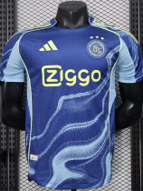 25-26  Ajax Away Player Version Soccer Jersey