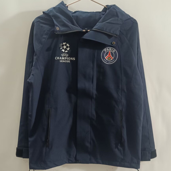 25-26 PSG Royal blue Windbreaker #欧冠