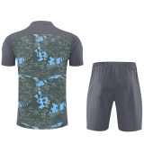 25-26 Man City Grey Training Short Suit
