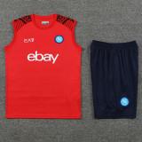 24-25 Napoli Red Tank top and shorts suit