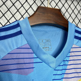 24-25 RMA Blue GoalKeeper Fans Soccer Jersey