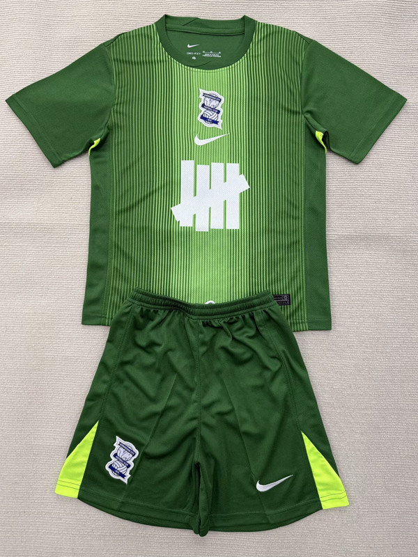 25-26 Birmingham Green GoalKeeper Kids Soccer Jersey