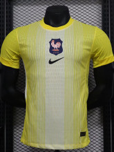 25-26 France Yellow Special Edition Player Version Soccer Jersey