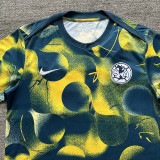 24-25 Club America Green Yellow Training shirts