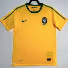 2010 Brazil Home Retro Soccer Jersey