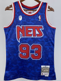 2023 NETS & BAPE #93 Blue Top Quality Hot Pressing NBA Jersey