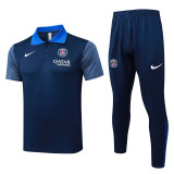 25-26 PSG Royal blue Polo Tracksuit #C2569