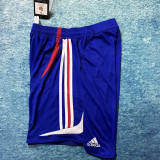 2006 France Home Blue Retro Shorts Pants