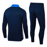 2025 NK Royal blue Half Pull Tracksuit #08 (半拉链)