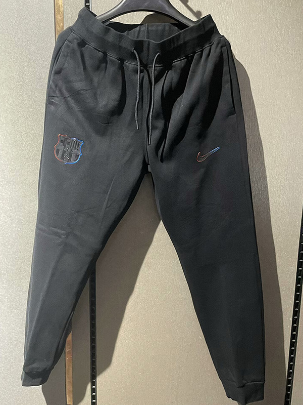 24-25 BAR Black Top Quality Sweatpants (Have Pocket)