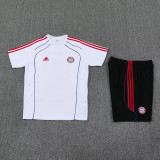 25-26 Bayern White Training Short Suit