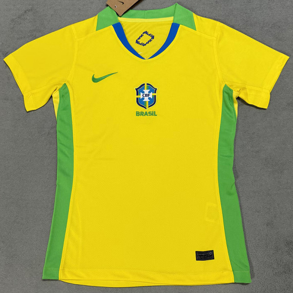25-26 Brazil Home Women Soccer Jersey (女)