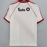 1986 River Plate White Retro Soccer Jersey