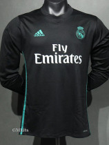 2017-2018 RMA Away Player Version 长袖球员 Long Sleeve Retro Soccer Jersey