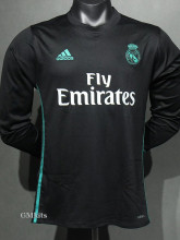 2017-2018 RMA Away Player Version 长袖球员 Long Sleeve Retro Soccer Jersey