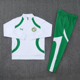 25-26 Senegal  White Jacket Tracksuit