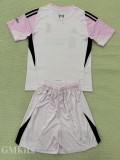 25-26 LIV Pink GoalKeeper Kids Soccer Jersey