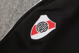25-26 River Plate Black Jacket Tracksuit