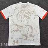 25-26 Japan White Special Edition Fans Soccer Jersey (橙白赛亚人)