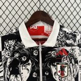 2024 Japan Red & Black Double Sided Windbreaker (双面风衣)