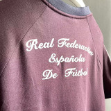 2024 Spain Claret red Casual Retro Edition T-Shirts (High Quality)