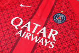 25-26 PSG Red Half Pull Tracksuit (半拉链)