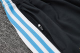 25-26 Argentina Dark gray Half Pull Tracksuit #B2529(半拉链)