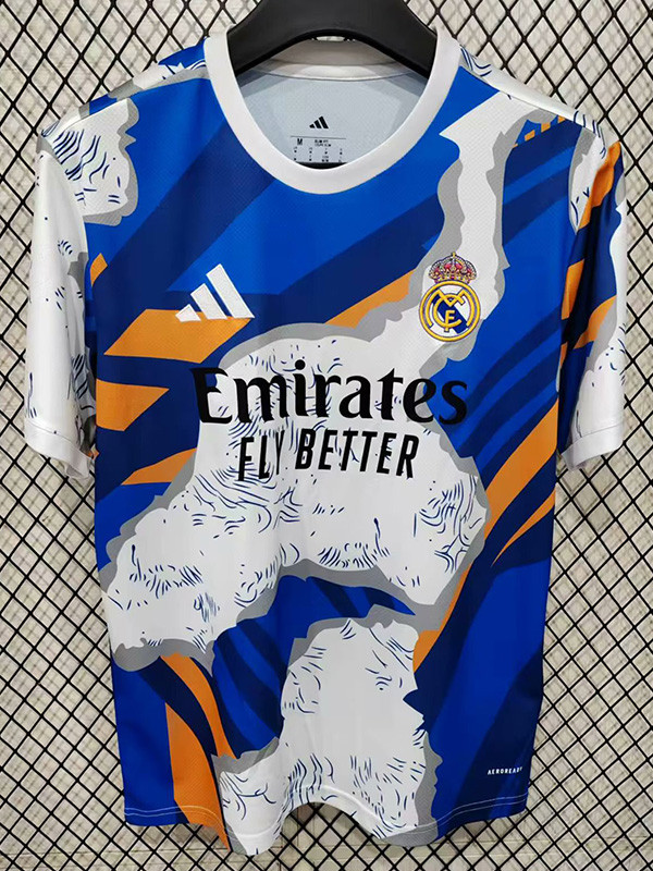 25-26 RMA Blue Orange Special Edition Fans Training Shirts