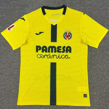 25-26 Villarreal Home Fans Soccer Jersey