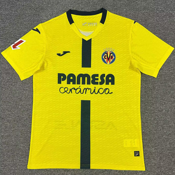 25-26 Villarreal Home Fans Soccer Jersey